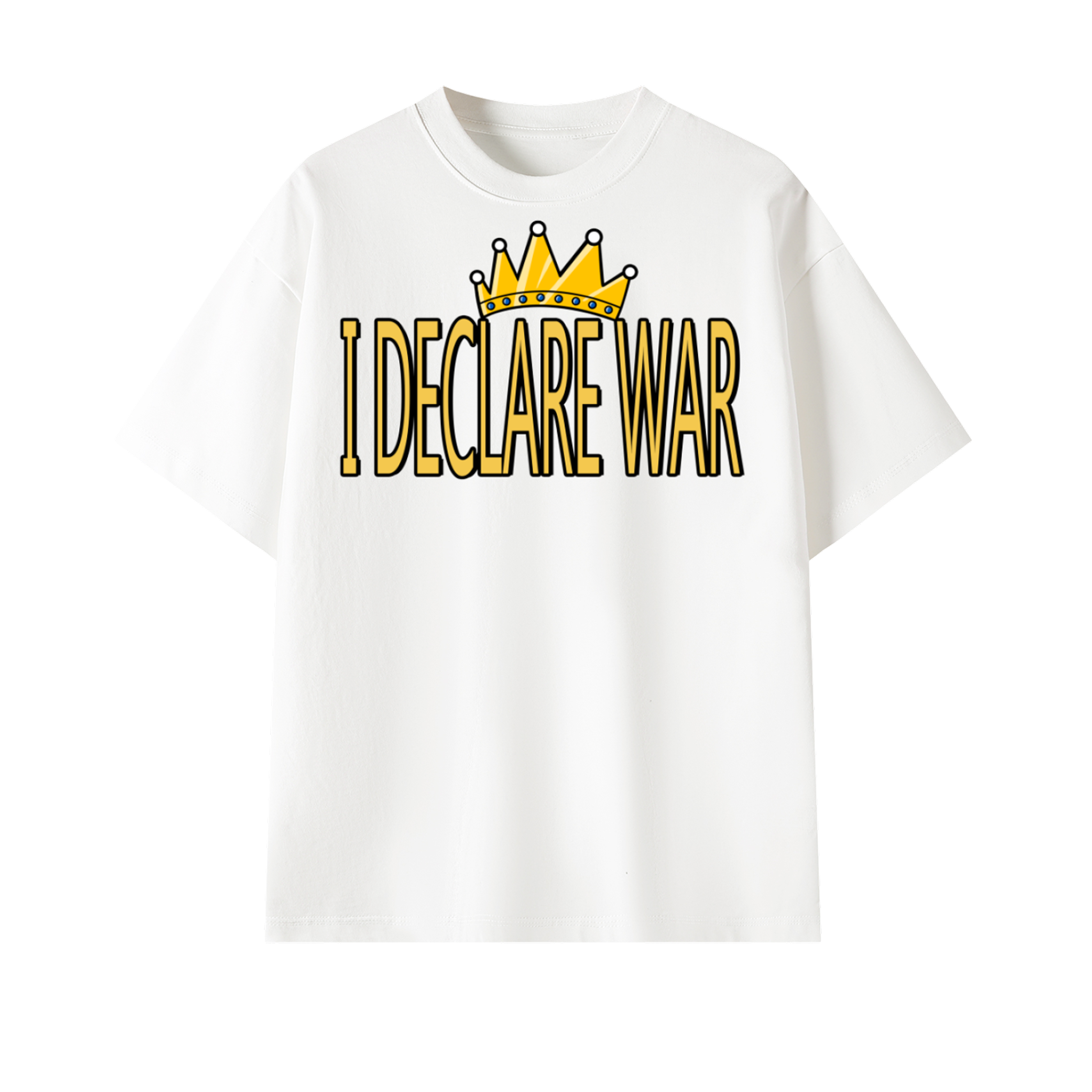 I Declare War Heavy Weight Oversized Tee