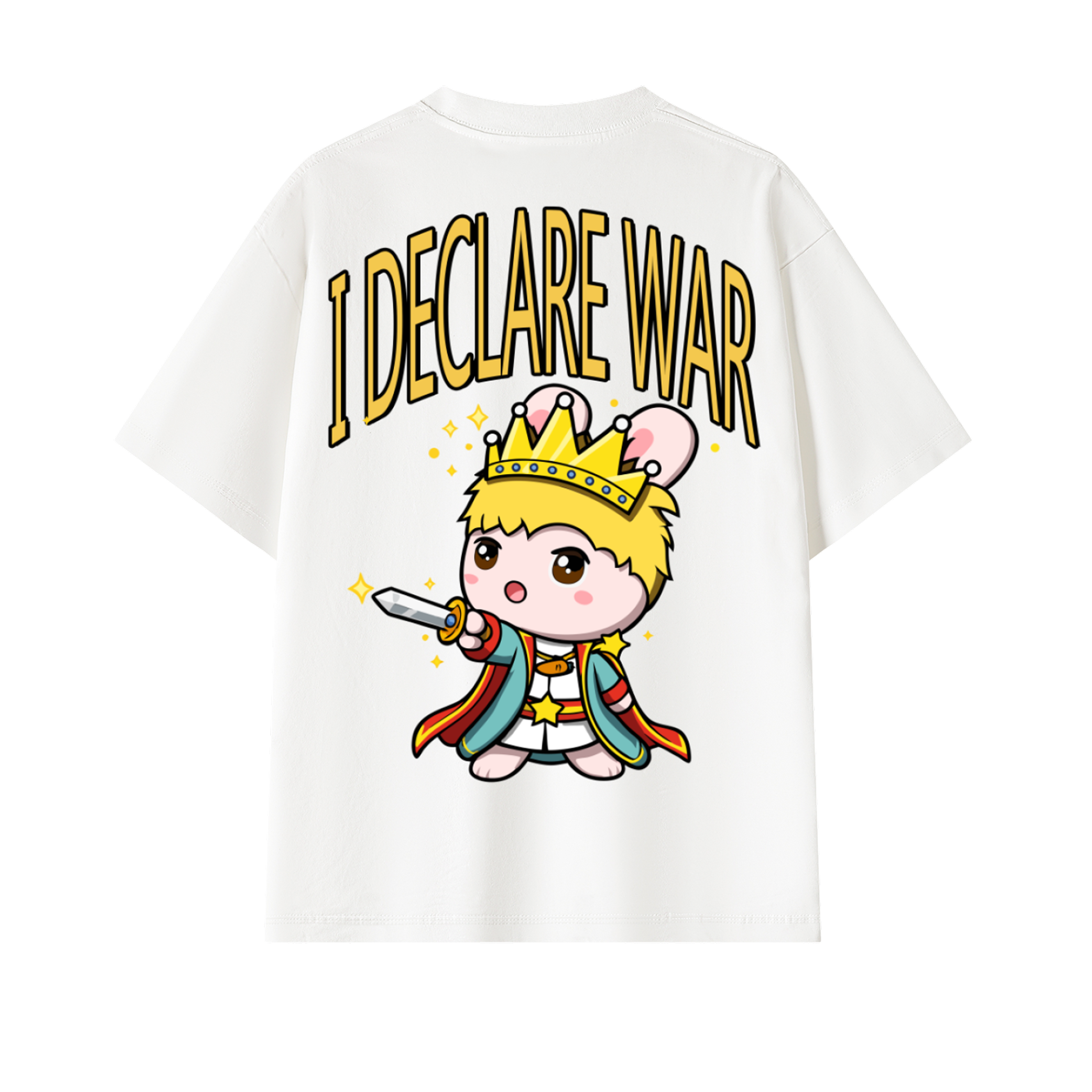I Declare War Heavy Weight Oversized Tee