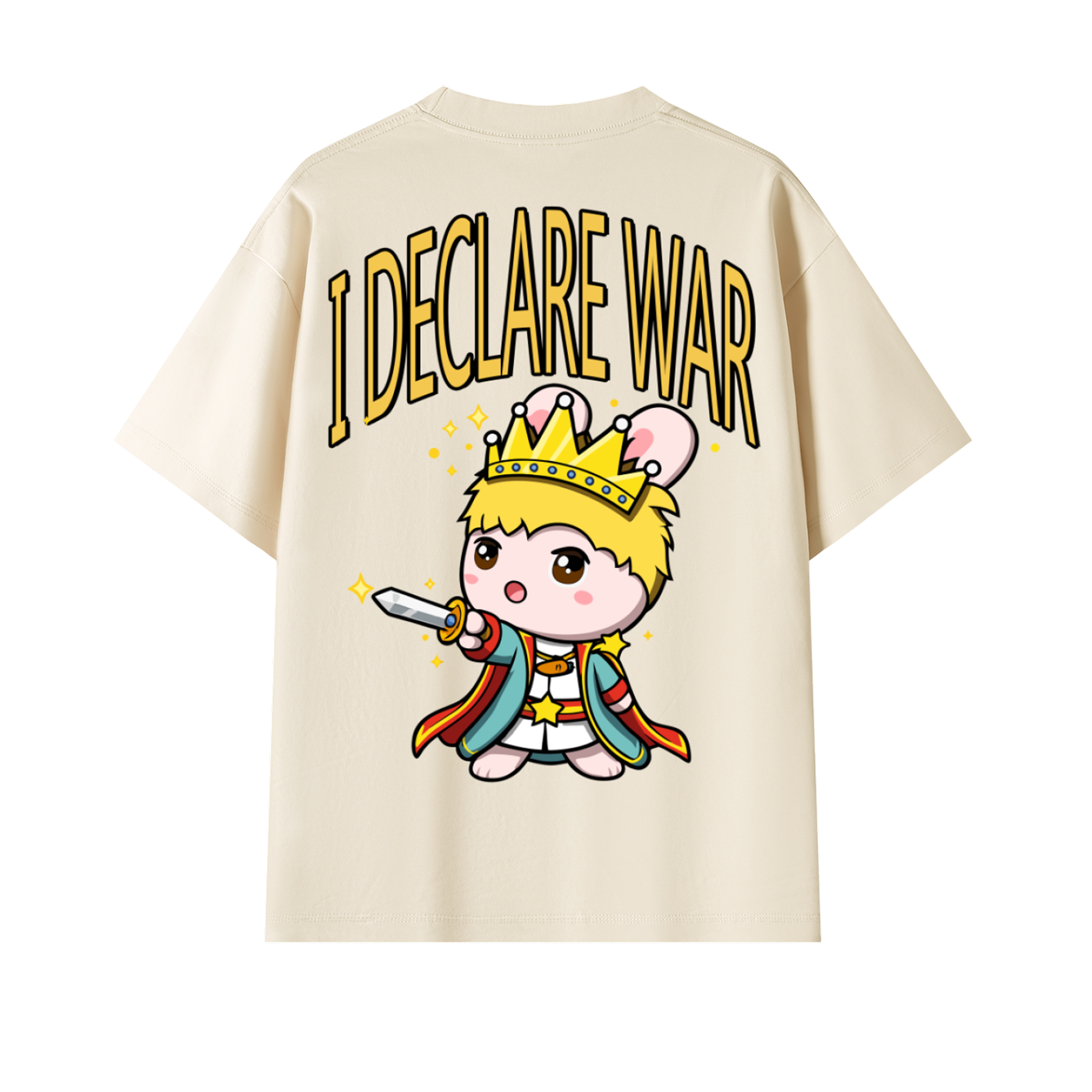 I Declare War Heavy Weight Oversized Tee