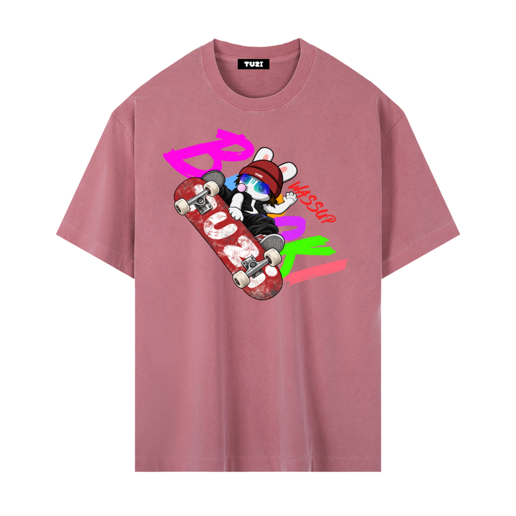 Skater Bunny Oversized Tee