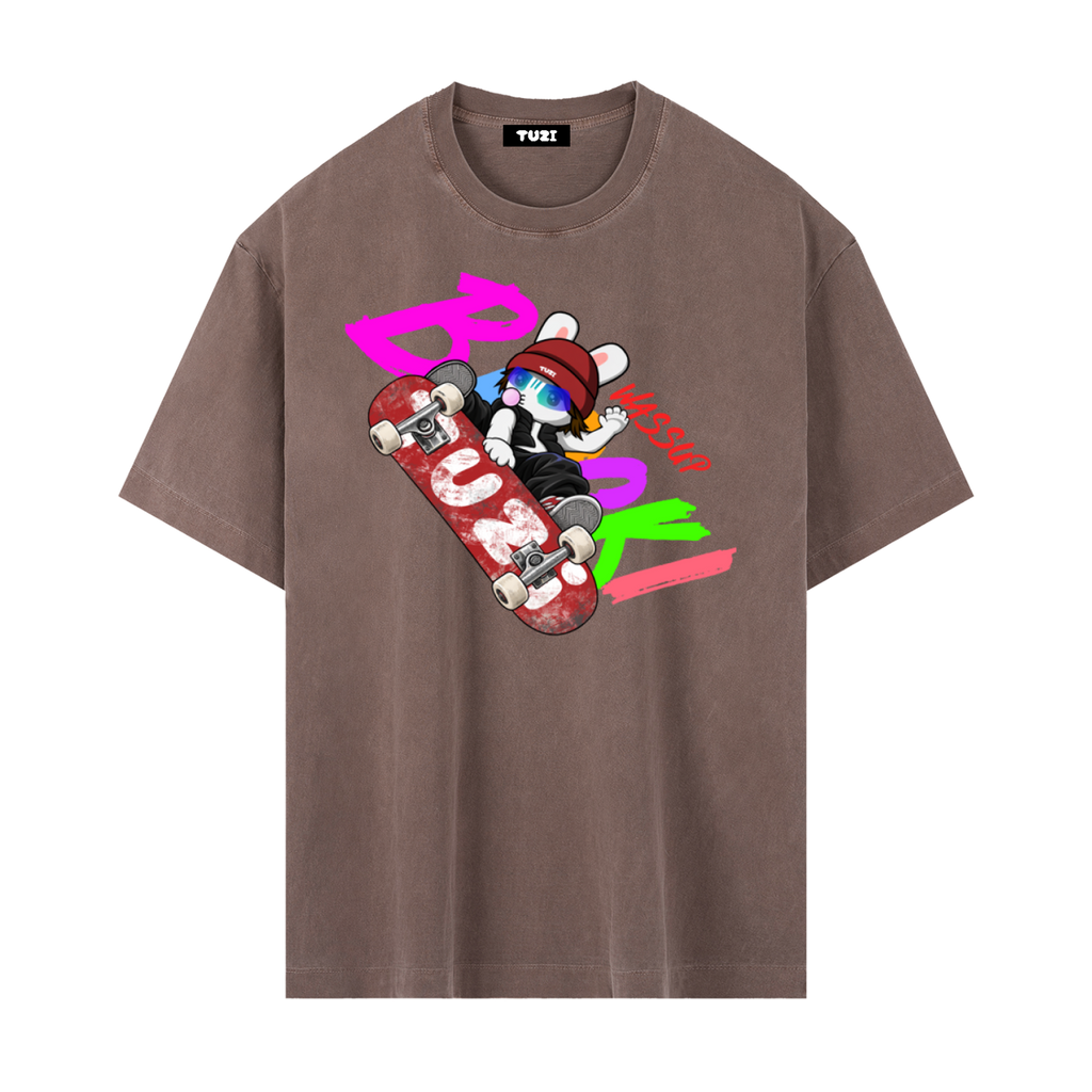 Skater Bunny Oversized Tee