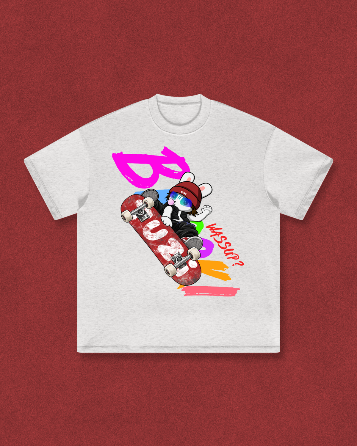 Skater Bunny Oversized Tee
