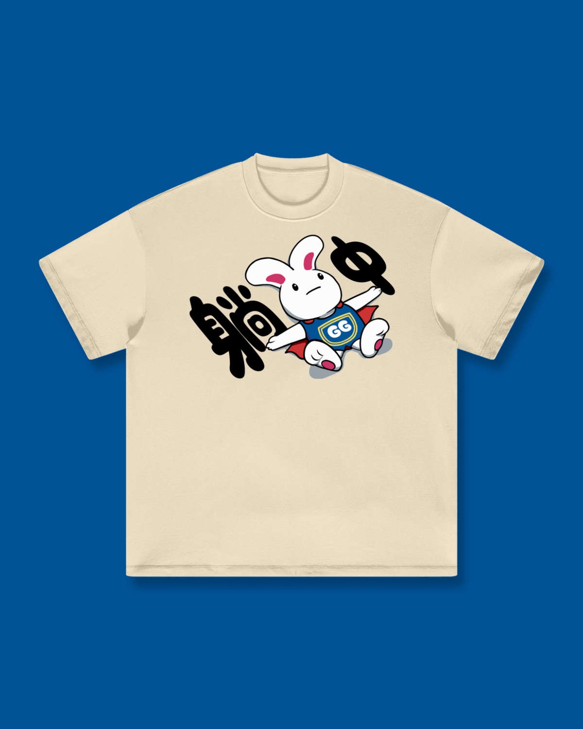Tired Bunny Oversized Tee