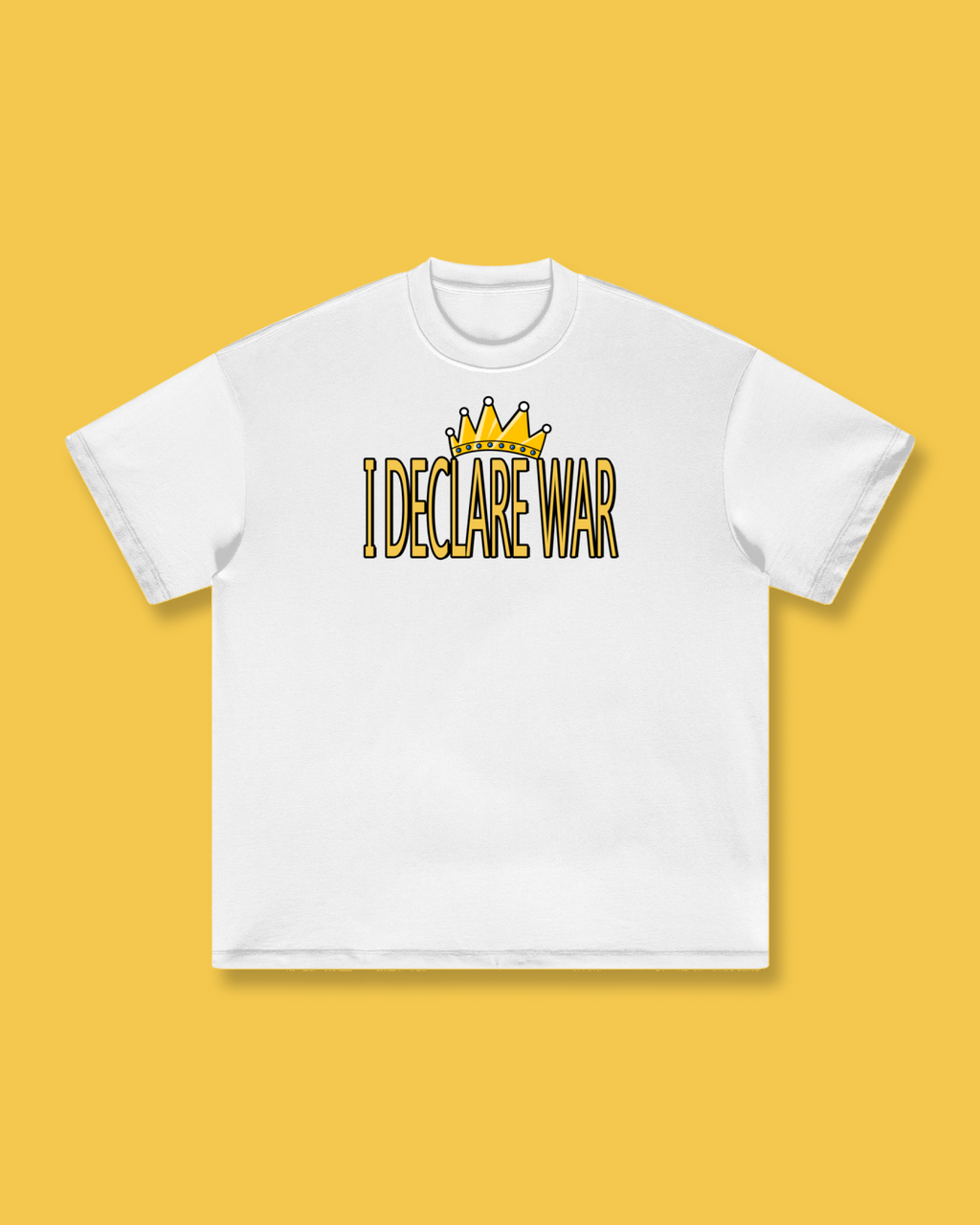 I Declare War Oversized Tee