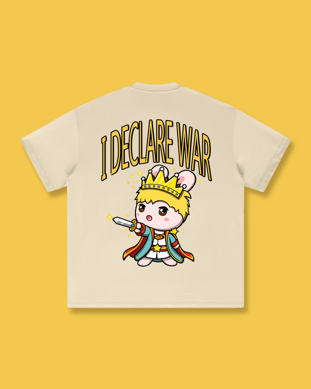 I Declare War Oversized Tee