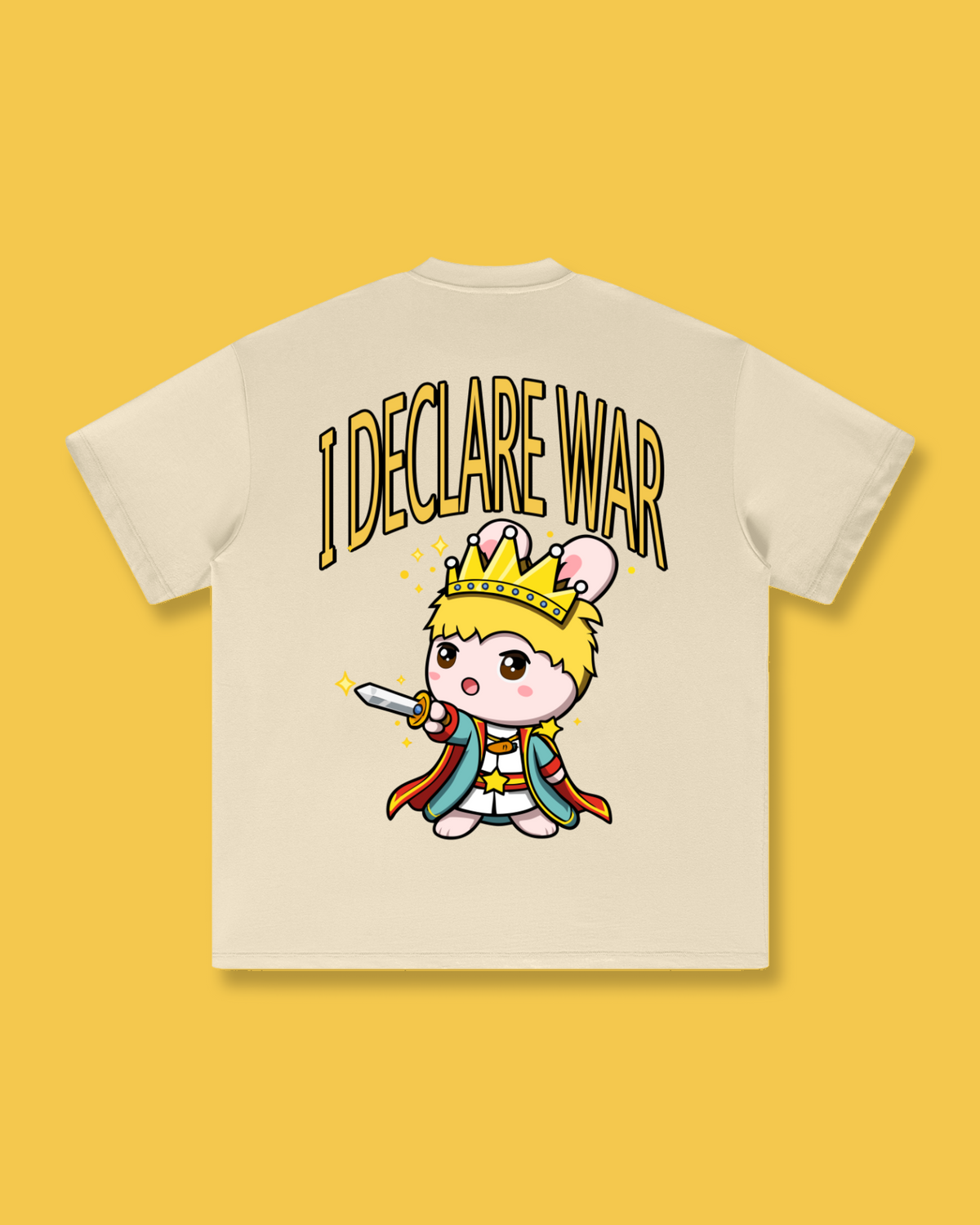 I Declare War Oversized Tee