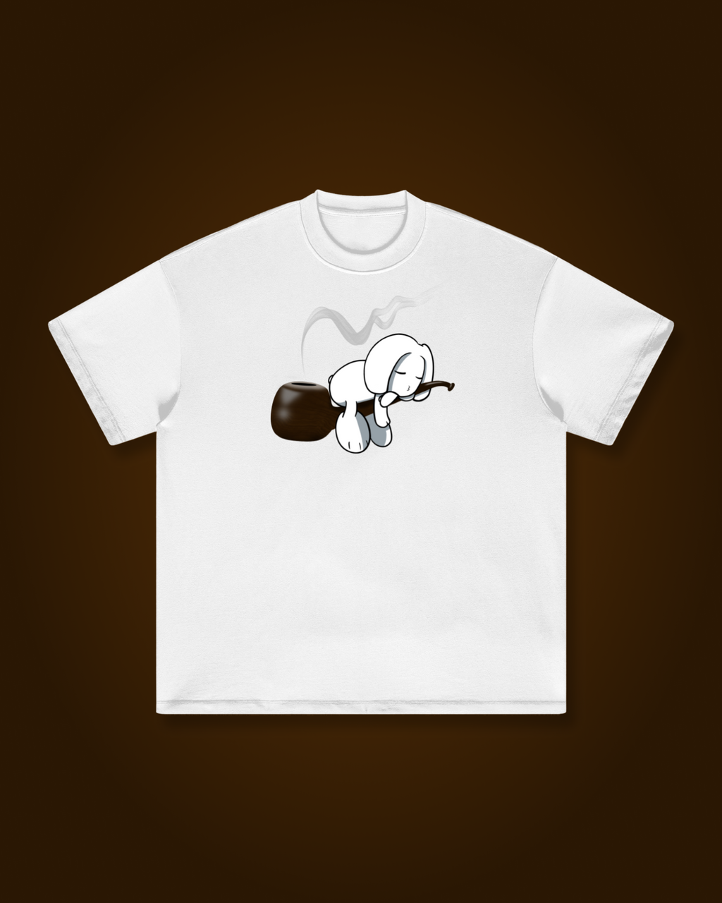 Bunny on Pipe Oversized Tee
