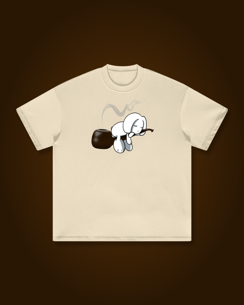 Bunny on Pipe Oversized Tee
