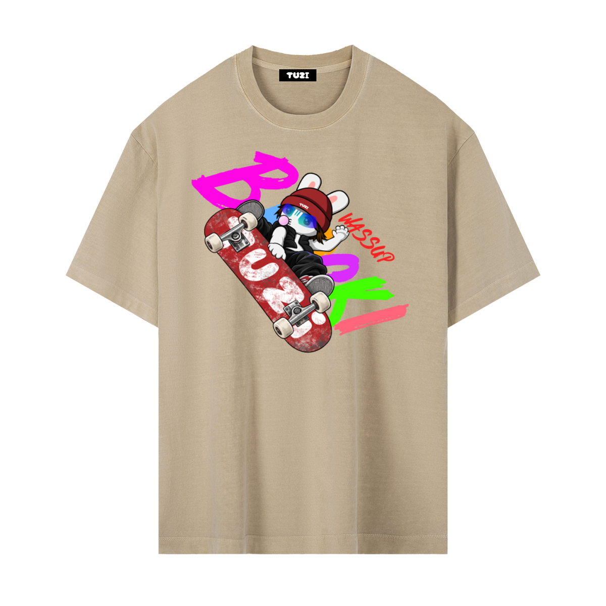 Skater Bunny Oversized Tee