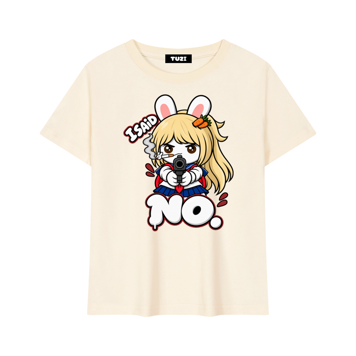 I Said No Longline Baby Tee
