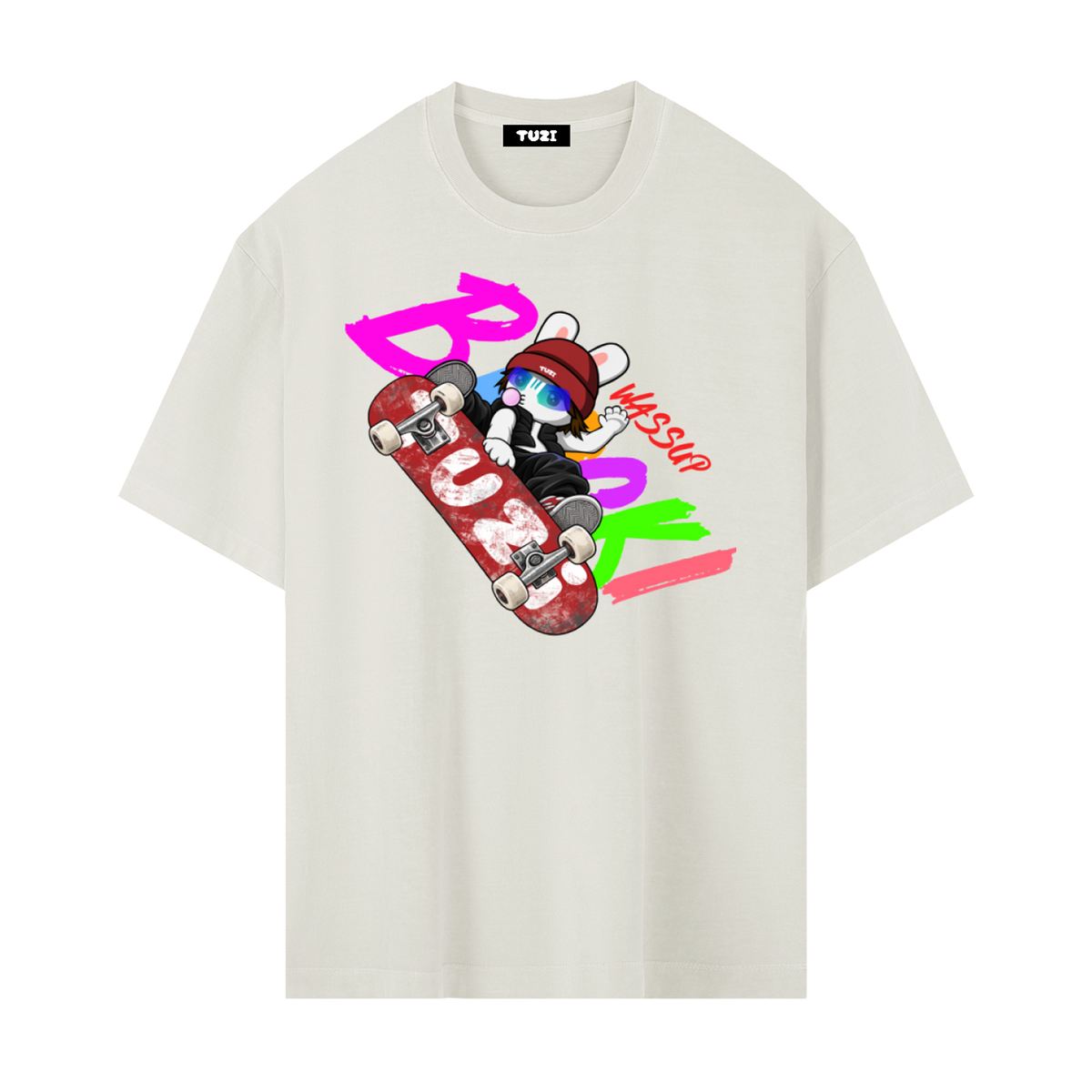 Skater Bunny Oversized Tee