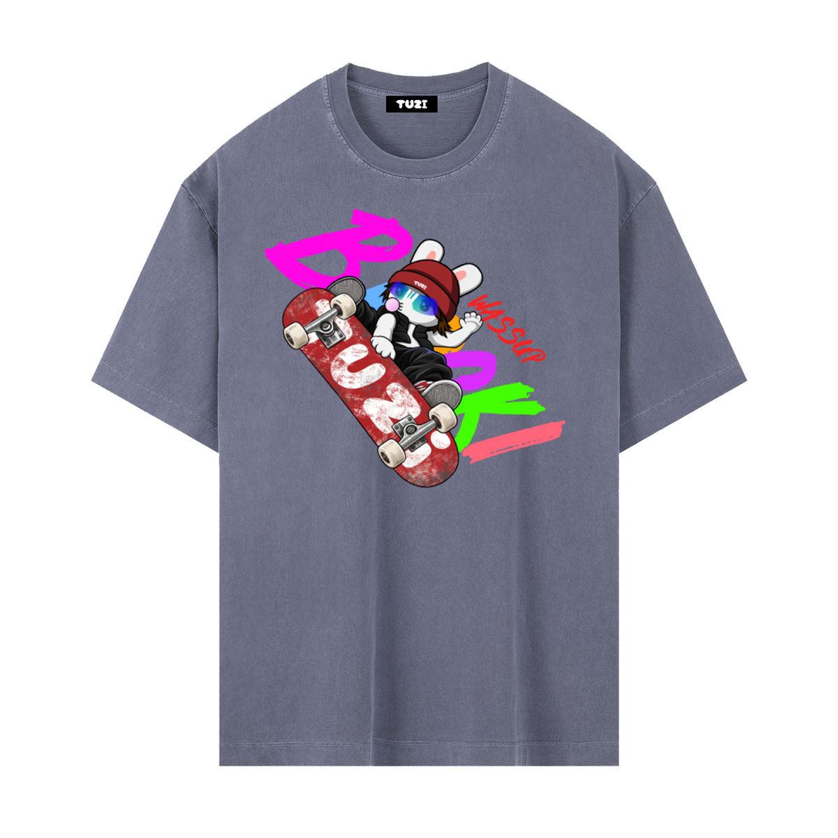 Skater Bunny Oversized Tee