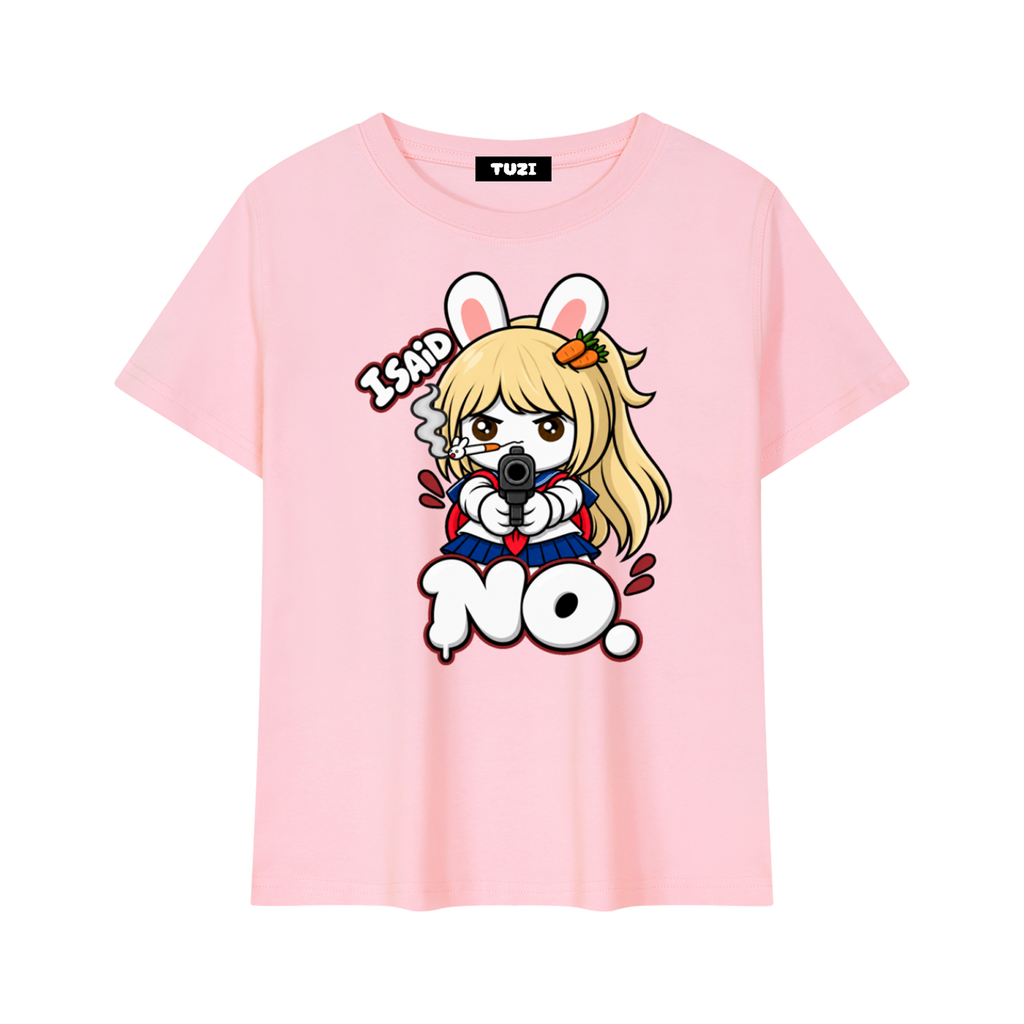 I Said No Longline Baby Tee