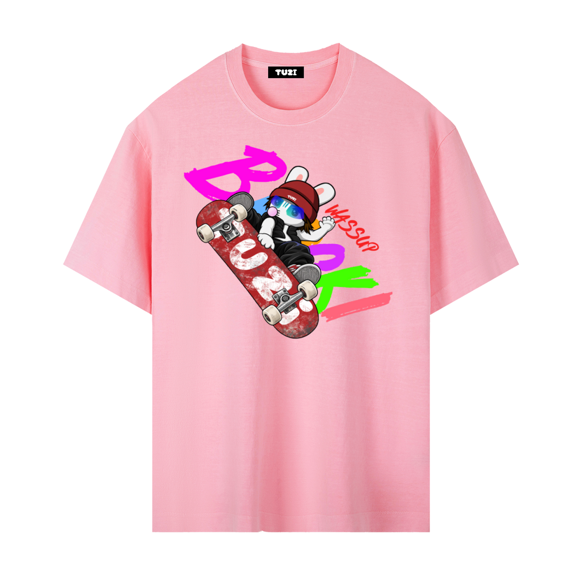 Skater Bunny Oversized Tee