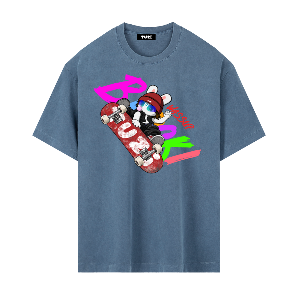 Skater Bunny Oversized Tee