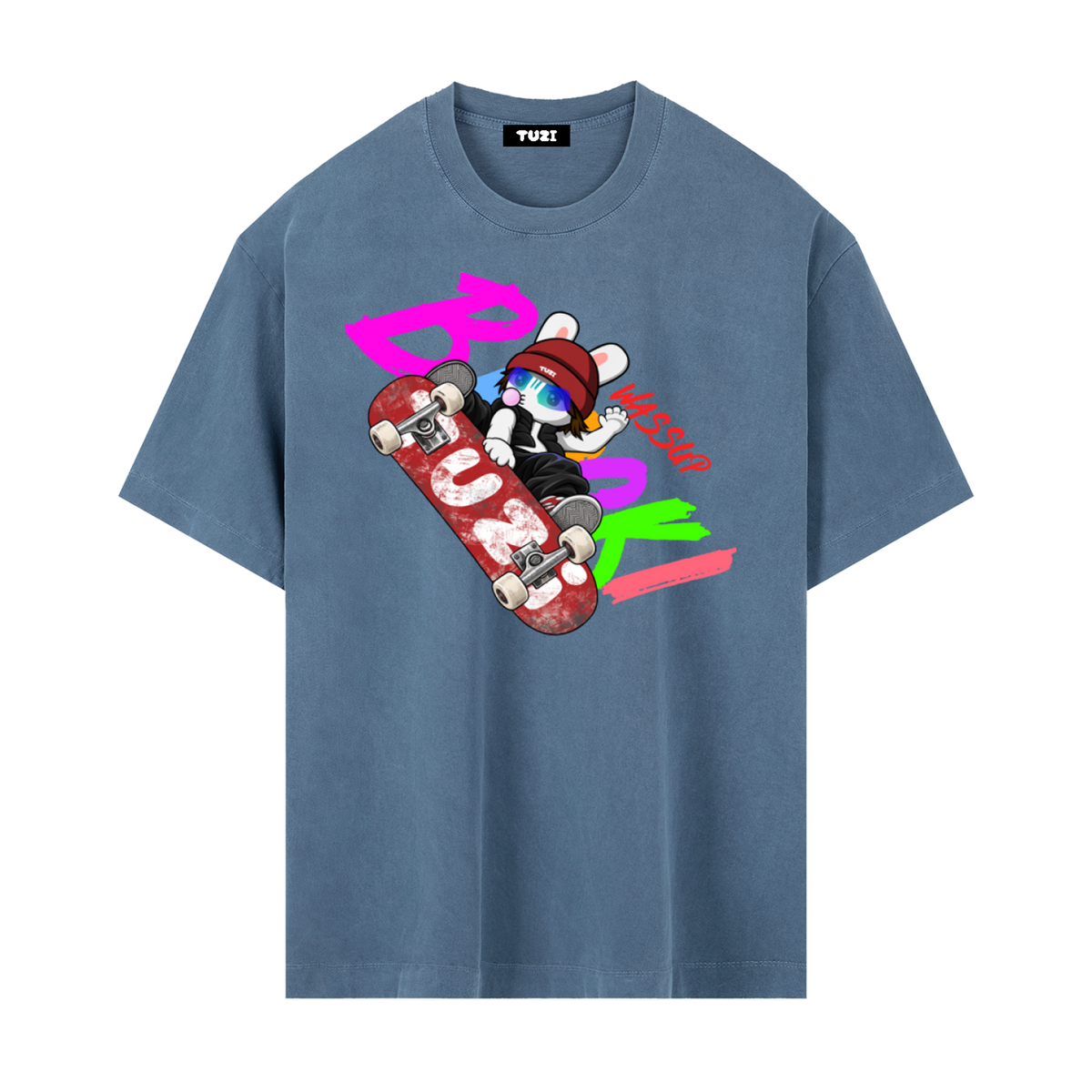 Skater Bunny Oversized Tee