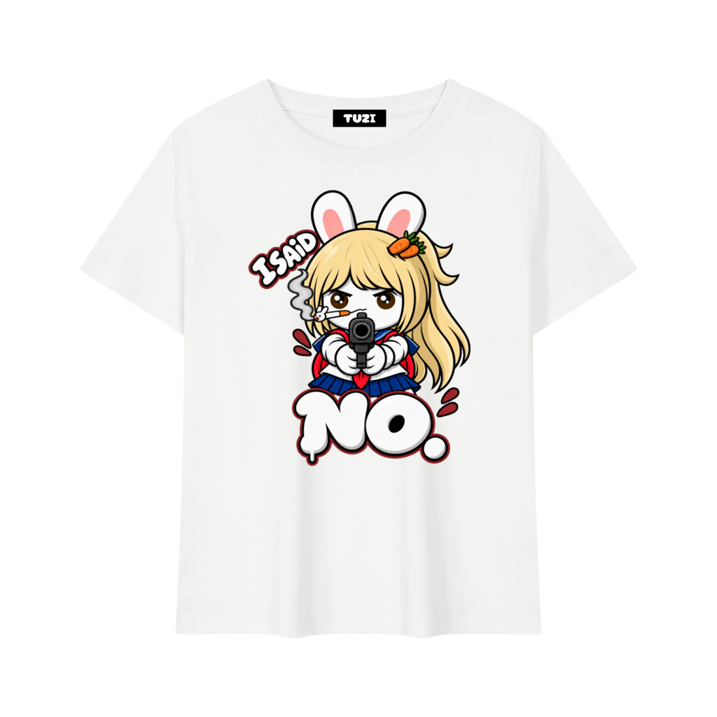 I Said No Longline Baby Tee