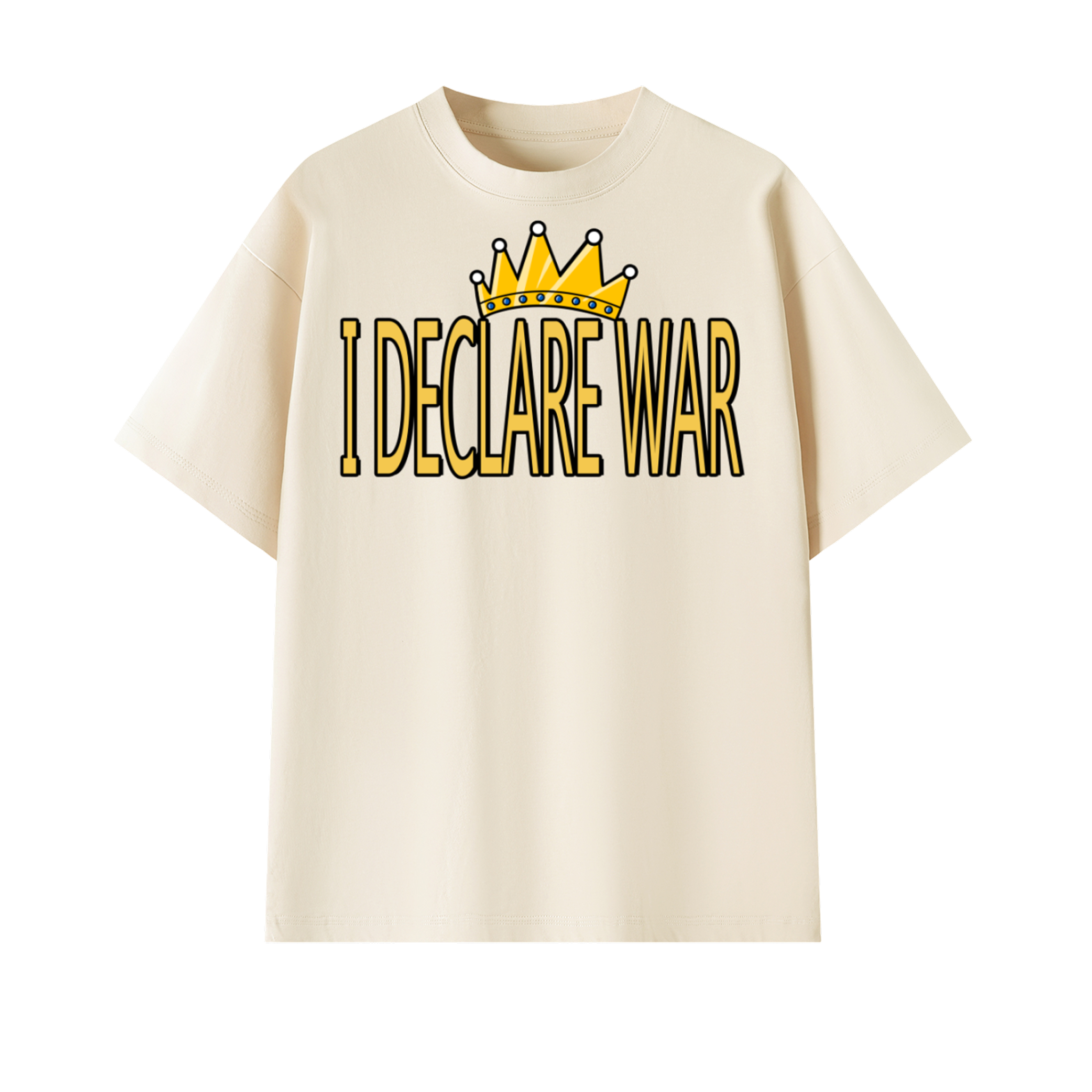 I Declare War Heavy Weight Oversized Tee
